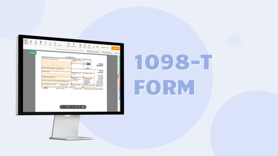 IRS Form 1098-T in PDF