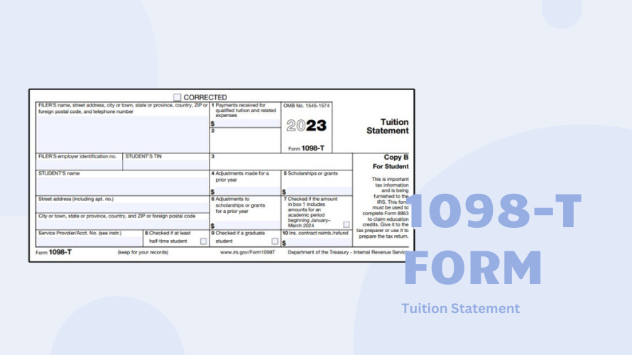 Instructions for the 1098-T Form